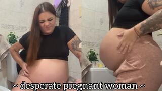 Desperate for the bathroom + pregnant