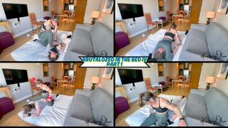 Brutalized In The Bed IV (Part 1) - Kortney Olson's Punching Bag is Back For Another of Her Vicious Beatdowns - She Starts Off with Punches, Elbows, Ball Busting, Face Sitting, and Much More - HD (MP4)