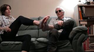 Foot contact with Anita (HD)