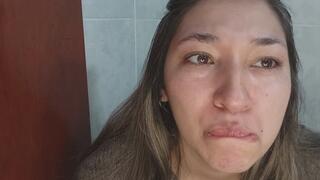 Lola crying from sadness