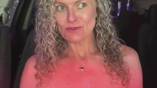 Top down in the automated carwash time