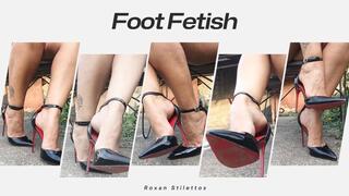 Beautiful feet in stiletto heels (3)