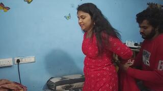 Indian Stepsister Tied Up for BDSM Blowjob & Hard Doggy Fuck