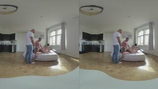 Lucy Mendez - Vr Behind The Scenes Part Two - Double Vaginal & Dp Demolition Makes Little Latina Squirt