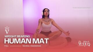 My Human Furniture: A Quiet Morning of Yoga and Trampiling Full