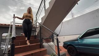 Karlotta uses the Fiat when it rains