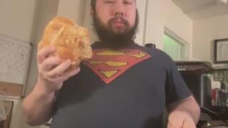 Superhero Gets Slobbified