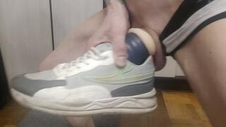 Fucked a vagina-sneaker