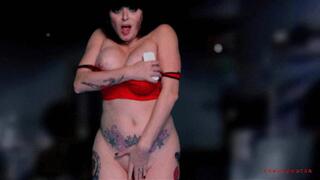 KILLA KLARA TREADMILL BLOOPERS! PANTS FALL DOWN & boobs bounce out in public gym as rock singer is humiliated again! BIG TITS butt crack ENF 3840p 4K HD mp4