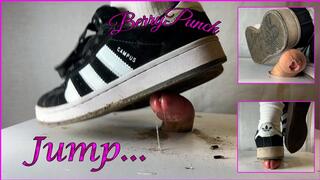 Real Dirty Adidas Campus Cock Crush And Real Jump on Cock - Cock Trampling - Shoejob - Cockbox - CBT - Foot Fetish - 1080HD
