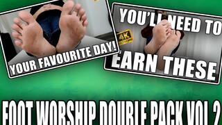 Foot Fetish Double Pack Vol 2 - 4k UHD 2160p - KingMarti