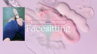 pov facesitting jeans