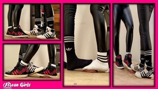 Adidas Extaball and Tennis Socks Cock Crush I Lady Thaya x Miss Katherine