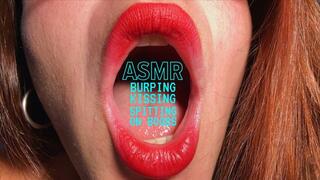 ASMR: BURPING KISSING AND SPITTING ON MY BOOBS