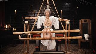 Japanese Style Demon Summoning - 300 Hard Blows with Cane and Bamboo Only (UHD 4K MP4)