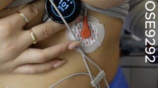 LETS CHECK MY BP & HEART WITH MY EKG & EKO CORE STETHOSCOPE! Watch me hook myself up to my EKG machine and then monitor my heart and checking my BP! And then we listen my heart and stomach with my Eko Core 500 stethoscope!