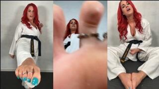 Karate Queen POV – Ball Busting Domination