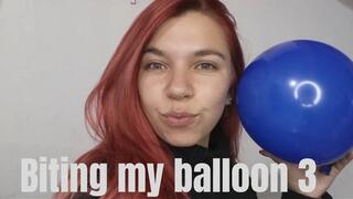 Biting my balloon 3