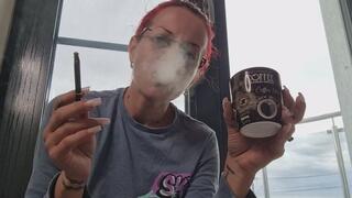 Addicted to Morning Smoke – Cigarettes & Coffee Routine