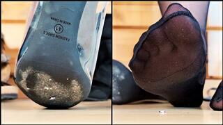 Stomping my tiny annoying Co-Worker under my High Heels and Nylon Feet - High Heels, Nylons, Tights, Stockings - Trampling, Crush, Giantess, Shrunk - Femboy crushes Tiny [1080p]