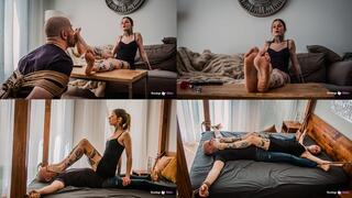 Bound Boyfriend Trained as a Foot Slave - Spanish (sub:English) - MP4, FULLHD 1080