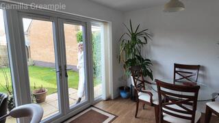 Amelia Shows off her New Coat