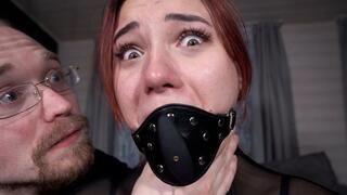 SHE MADE INTO DROOLING CRYING MESS: BRUTAL GAG TRAINING (FHD)