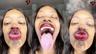 Juicy Red Lips Oral Fixation