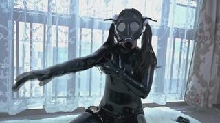fss3-rubber suit and gas mask