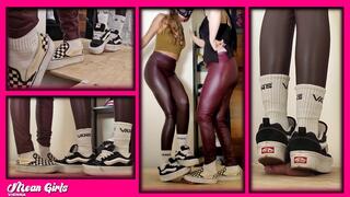 Vans Platform Cock Crush and Shoejob with cum I Lady Thaya x Miss Katherine