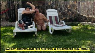 SMELL OUR SWEATY ARMPITS AND FEET AND GET A COLD SHOWER AS PUNISHMENT MOBILE VERSION
