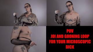 POV gooning session for your small dick