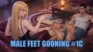 Male Feet Gooning #1C: Enslaved by Alpha Male Soles (Animated, Music)