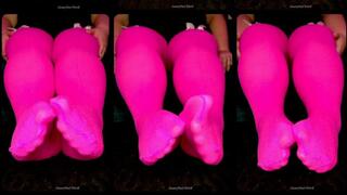 All Footjob Motions 1min clip BBW in Pink Thigh High Nylon Stockings SweetFootWork POV Foot Worship – Cum Give My Big Size 11W Feet All Your Attention and Enjoy My Big Strong Legs and Feet in Pretty Pink Thigh Highs – No Talking