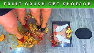 Goddess Amber & Miss Lucy - Trampling Your Cum Into Our Fruit Smoothie (237) - Sky Cam - Cock Balls Food Trample Crush CBT Heels Shoejob Shoe Crush Fetish