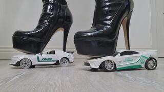 Giantess Boots Crush Cars – Merciless Foot Destruction POV