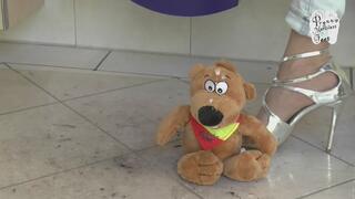 Poor Teddy under High Heels 2