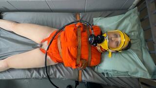 Prison Orgasm Denial - Delphine Mason and Elise Graves - Inmate Delphine is treated with gas mask therapy, clit sensitization, and orgasm denial by the prison doctor