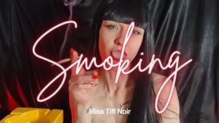 smooth satin sheets & handrolled smoking session