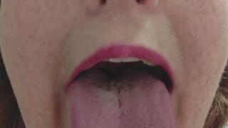 Full Face Tease: Wet Tongue Play & Close-Up Sensory Sounds