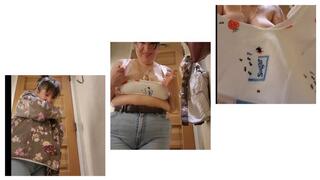 SWEET AS SUGAR Huge Tits Models Bras Plus Sneezes All Over You