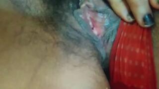 Red Lace & Deep Bush: Dorothy’s Hairy Pull-Aside POV