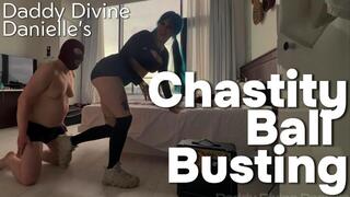 Sensitive Subby Freak Takes Chastity Kicks & Encouragement