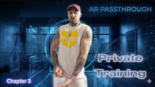 Solo Male AR Passtrough Clip - Naked Personal Training Sesion 8K Virtual Reality