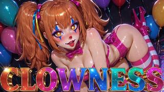Carnival Captive: Clown Mistress Playtime - Ribbon Binding, Face-Smothering, Tickling Torment & Explosive Release