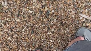 POV Flip Flops on and Toes Out! A Day Off From My Office Job Where I Have to Wear Professional High Heels & Skirts! Toes Out To Play!
