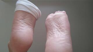 You are a tiny and watch at my giant soles above you...it excites you...
