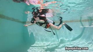 Aquaphilias- Natasha Tys Deep Dive Orgasms Multiple Climaxes SCUBA Diving with Classic Regulator