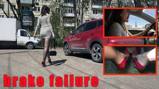 Irina tights 15 den Jimmy Choo drive revving brake failure Cherrty Tiggo 4 1080 full video 17 min