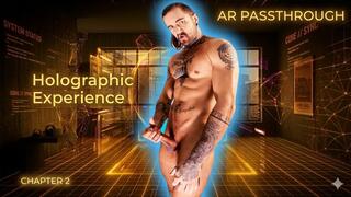 Solo Male Striptease Muscle Worship - Augmented Reality Passthrough 8K VIRTUAL REALITY